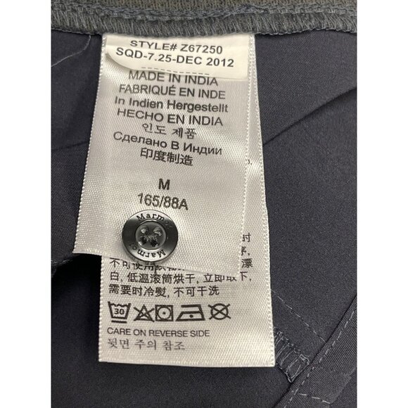 Marmot Johnson Outdoor Button Front Roll Tab Black Shirt Women's Medium - Picture 9 of 10